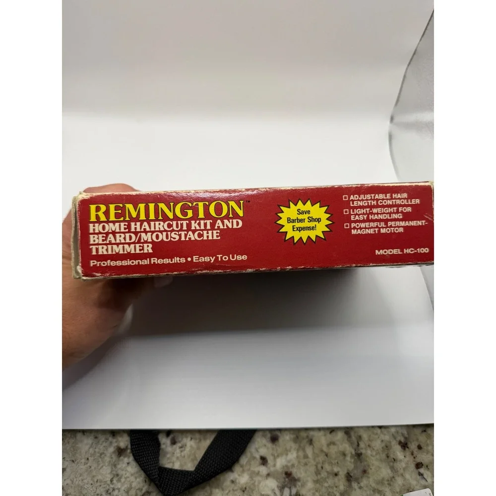 Vintage Remington Home Haircut Kit Beard Moustache Trimmer Model HC-100 1985